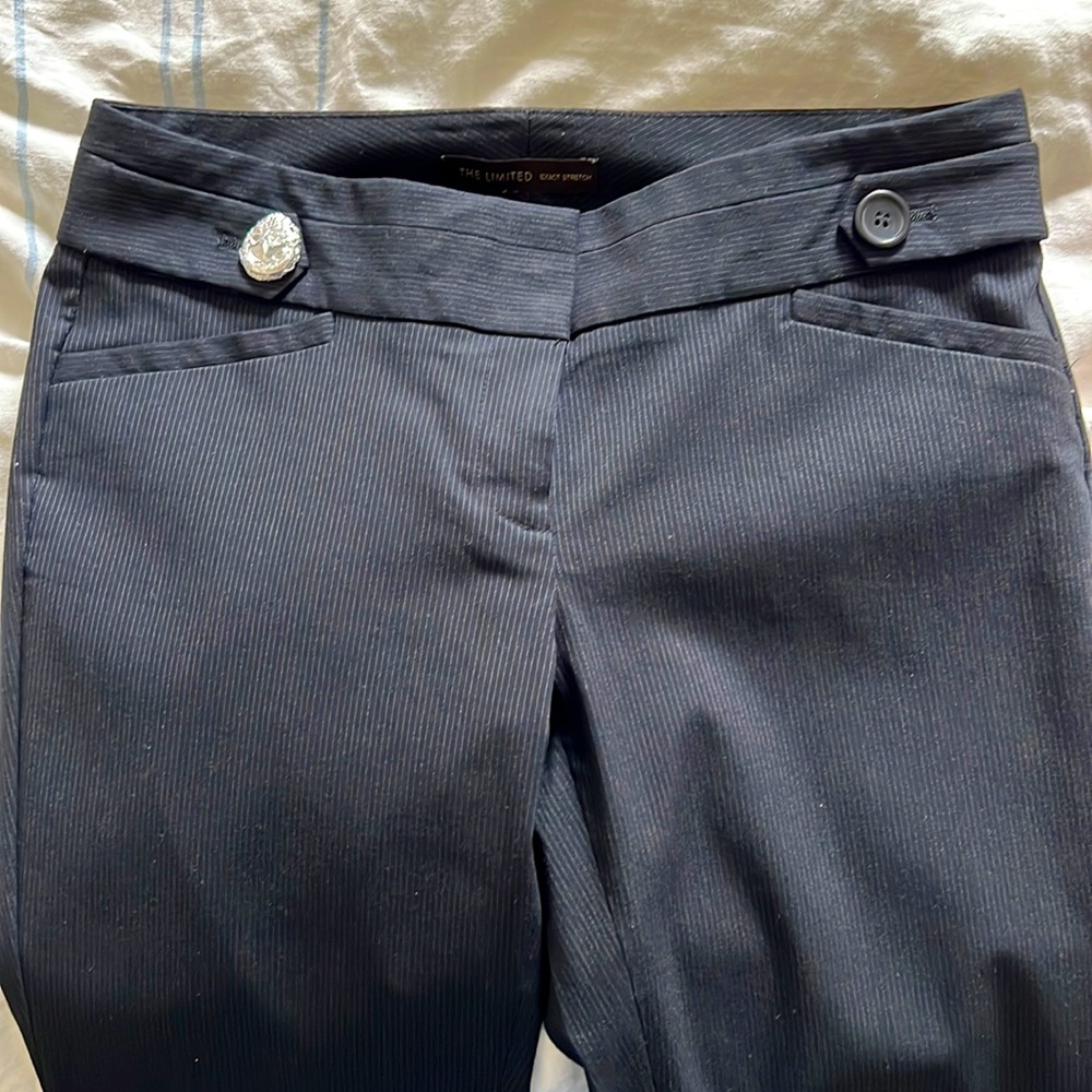 The Limited  , black thin stripes formal pants